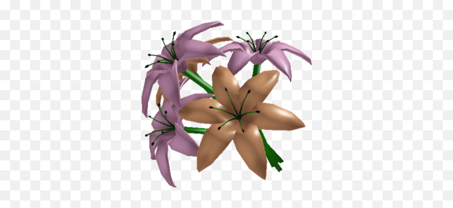 Lily Bouquet - Bloxburg Flowers Png,Lilies Png