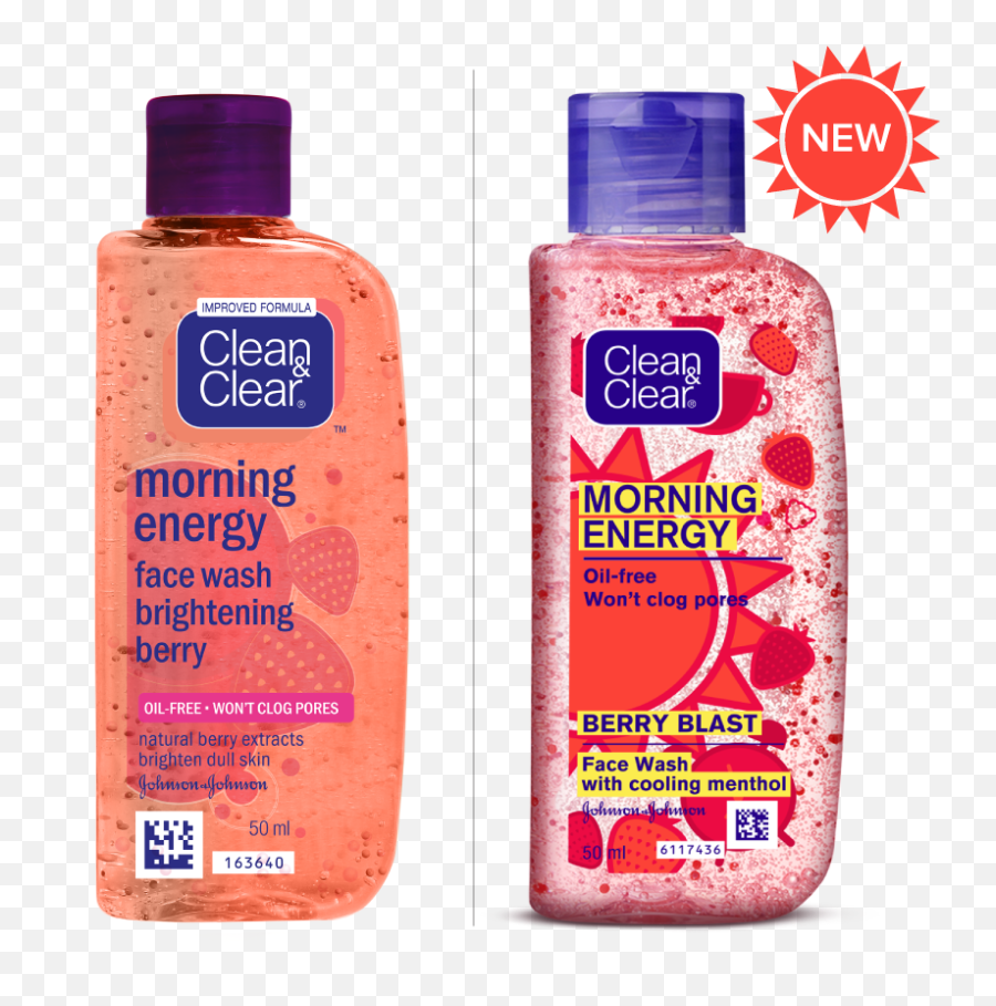 Clean U0026 Clear Morning Energy Face Wash - Berry Blast 3x100 Ml Multipack Clean And Clear Face Wash Morning Energy Aqua Splash Png,Energy Blast Png