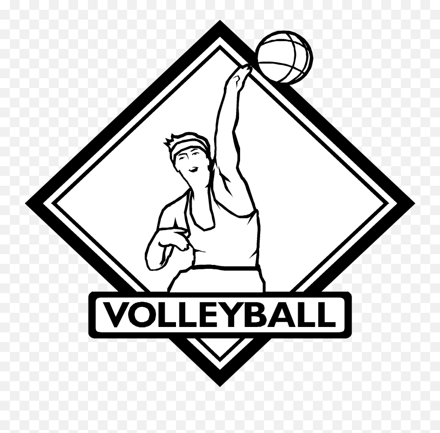 Volleyball Logo Png Transparent U0026 Svg Vector - Freebie Supply Baseball Coloring Pages,Volleyball Transparent