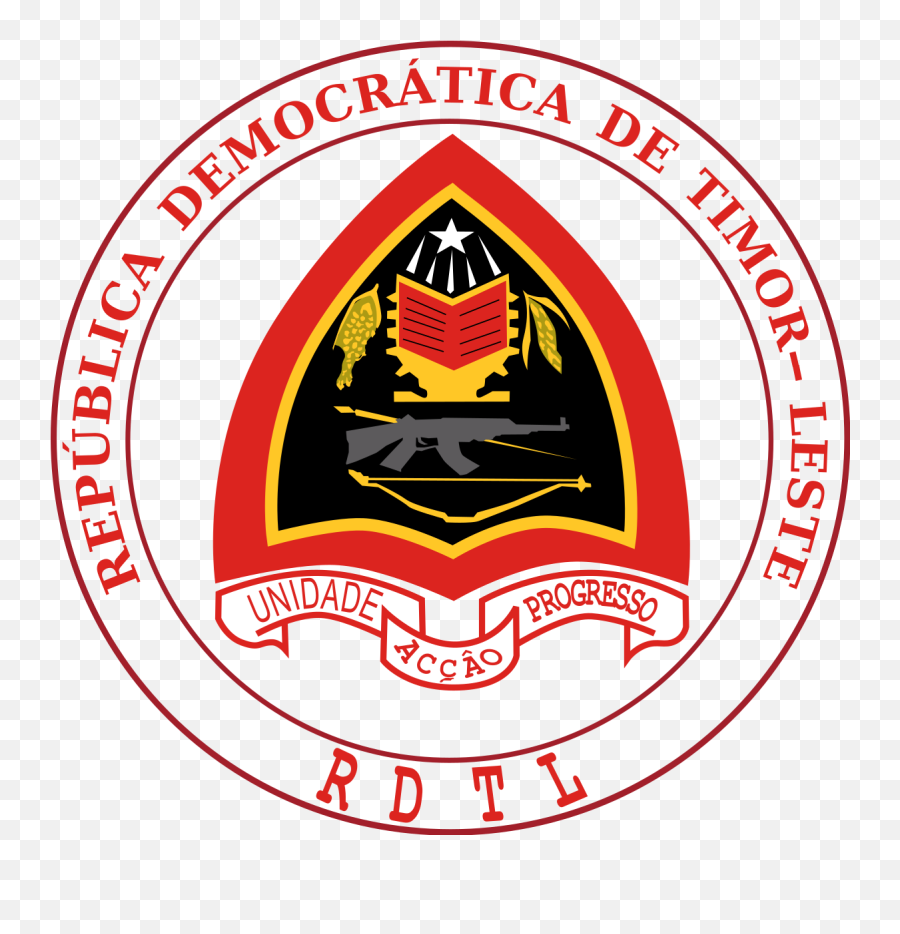 Coat Of Arms East Timor - Wikipedia Logo Rdtl Timor Leste Png,Ak47 Logo