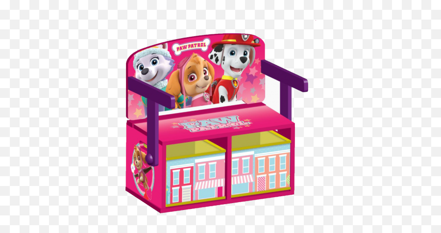 Download Delta Paw Patrol Girls Convertible Bench Desk - Girl Paw Patrol Toy Box Png,Skye Paw Patrol Png