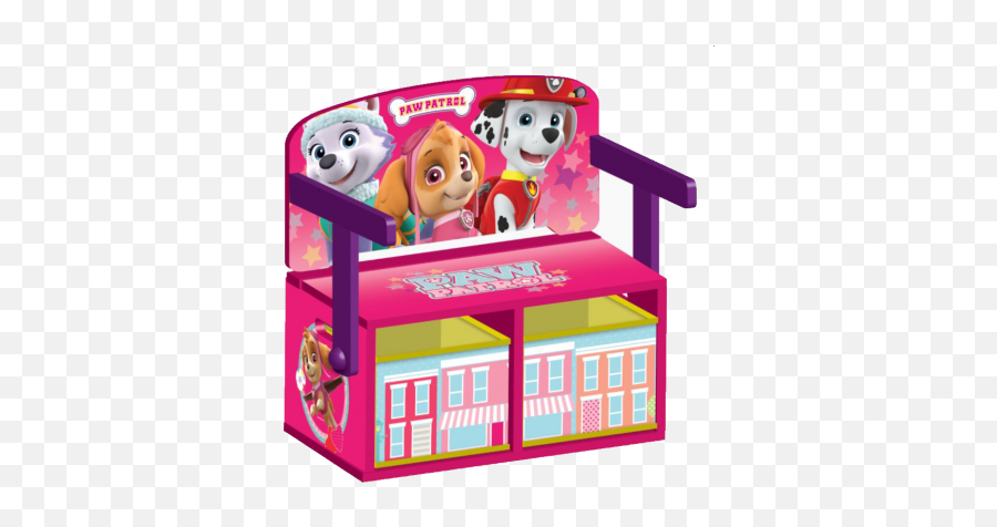 Girl paw sale patrol toy box