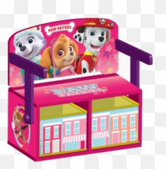 girl paw patrol toy box