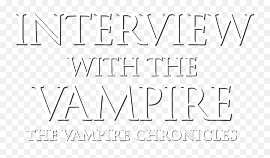 Interview With The Vampire Netflix - Interview With The Vampire Logo Png,Vampire Png