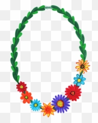 Oval Flower Frame Png Transparent Colorful Flowers In