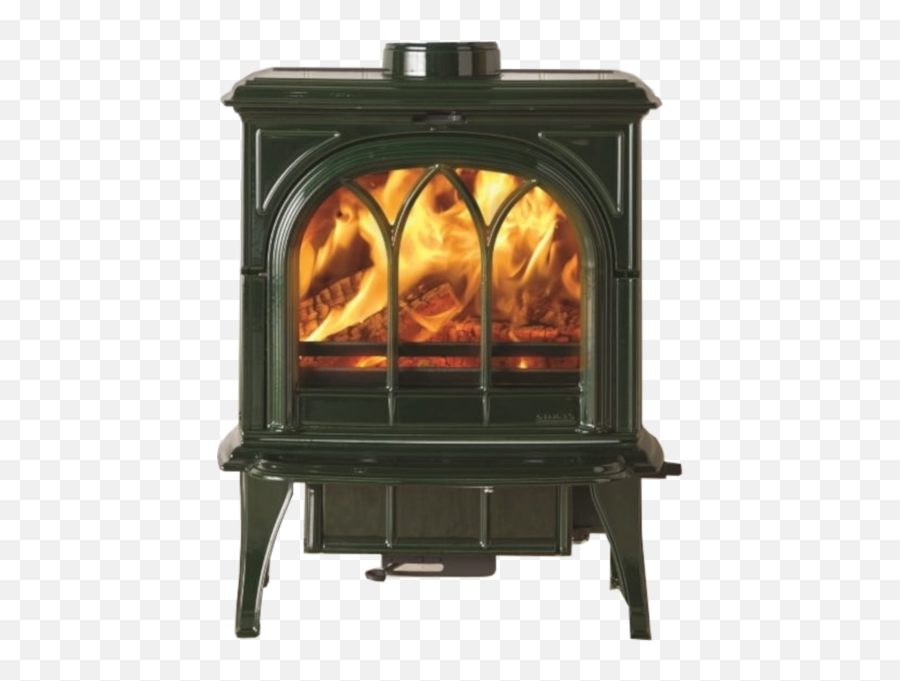 Stovax Huntington 28 Green - Stove Png,Green Flames Png