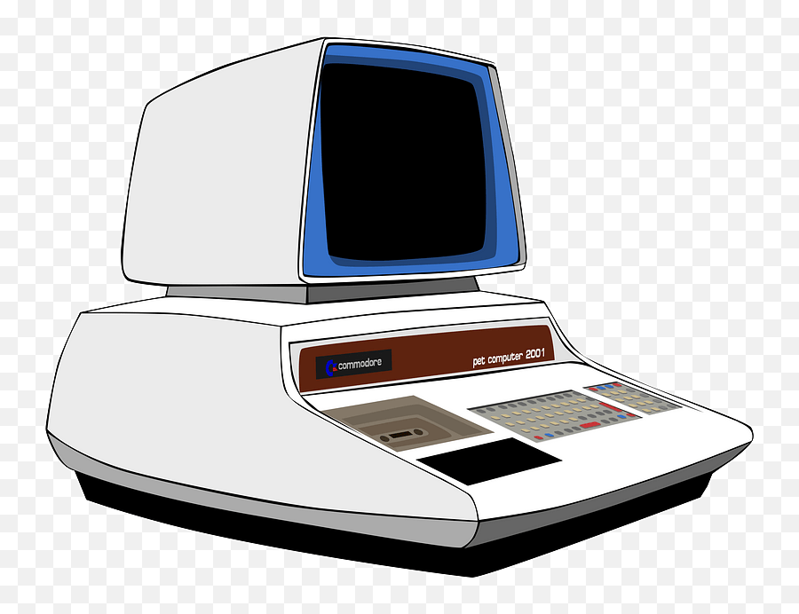 Download Hd Computer Free To Use Clipart - Vintage Computer Commodore Pet Clipart Png,Computer Clipart Png