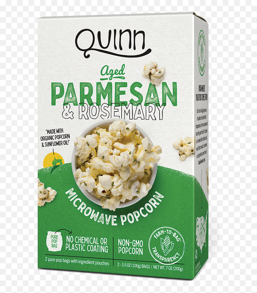Microwave Popcorn Products - Quinn Snacks Popcorn Png,Popcorn Transparent