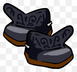 Black Cowboy Boots Club Penguin Rewritten Wiki Fandom - Club Penguin Cowboy Boots Png,Cowboy Boots Png