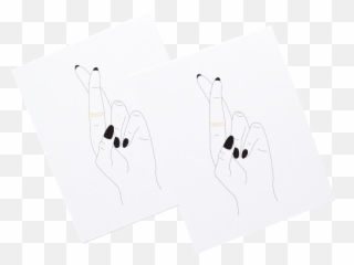Download Fingers Crossed - Illustration Png,Fingers Crossed Png