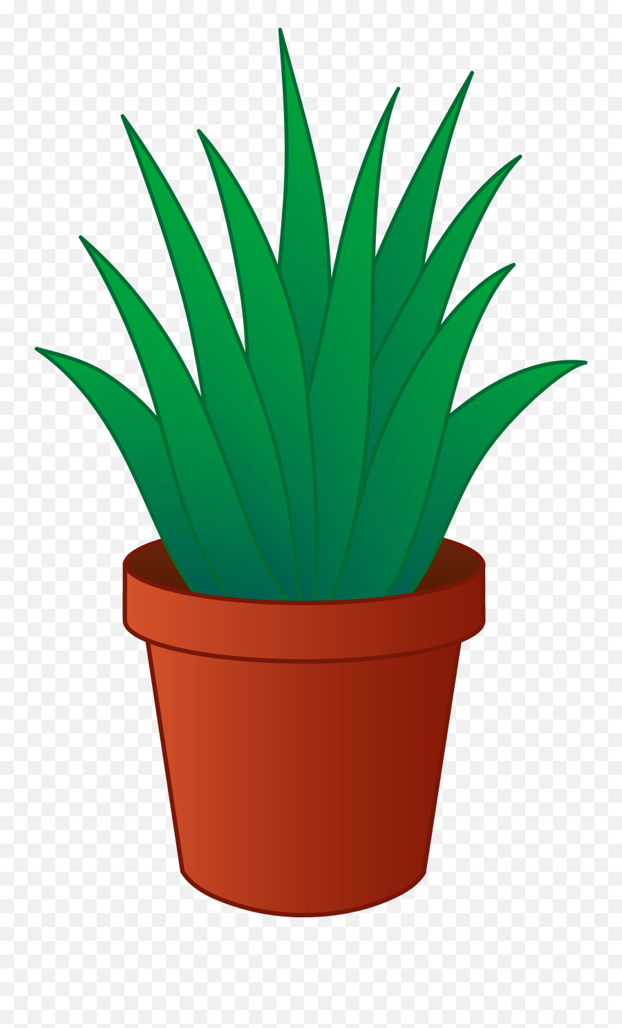 Aloe Drawing Green Plant Transparent - Transparent Background Plant Png Clipart,Aloe Png