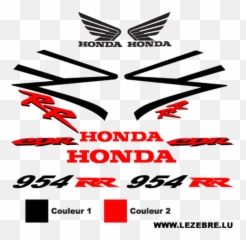 Honda Rr Cbr 954 Decals Set - Honda Png,Rr Logo