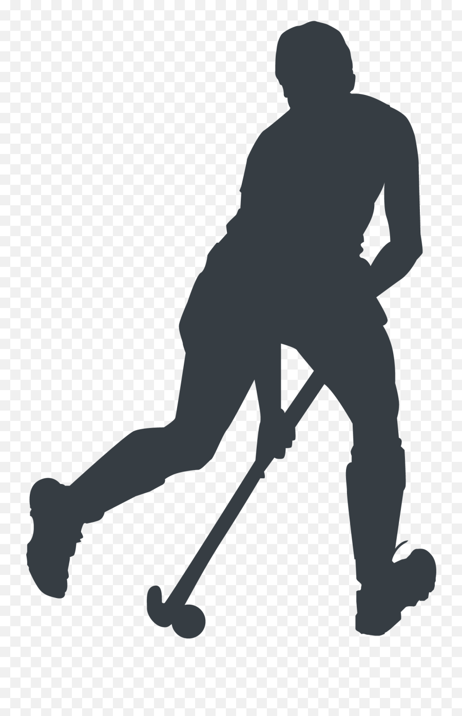 Field Hockey - Floorball Silhouette Png,Hockey Png