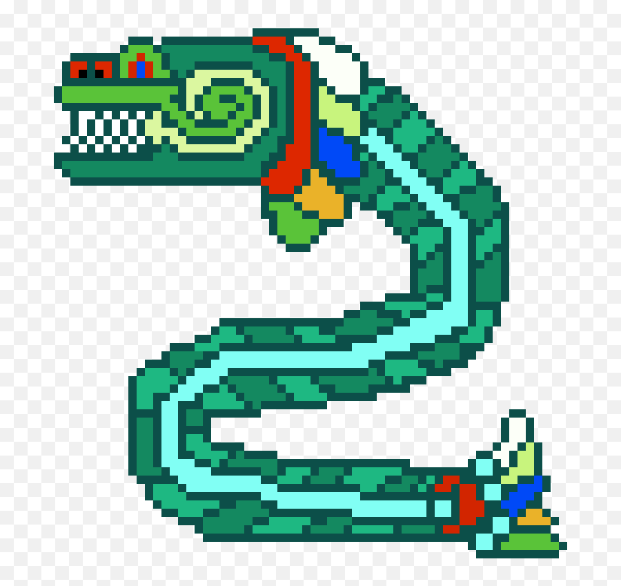 The - Quetzalcoatl Pixel Art Png,Quetzalcoatl Png