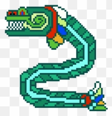 The - Quetzalcoatl Pixel Art Png,Quetzalcoatl Png