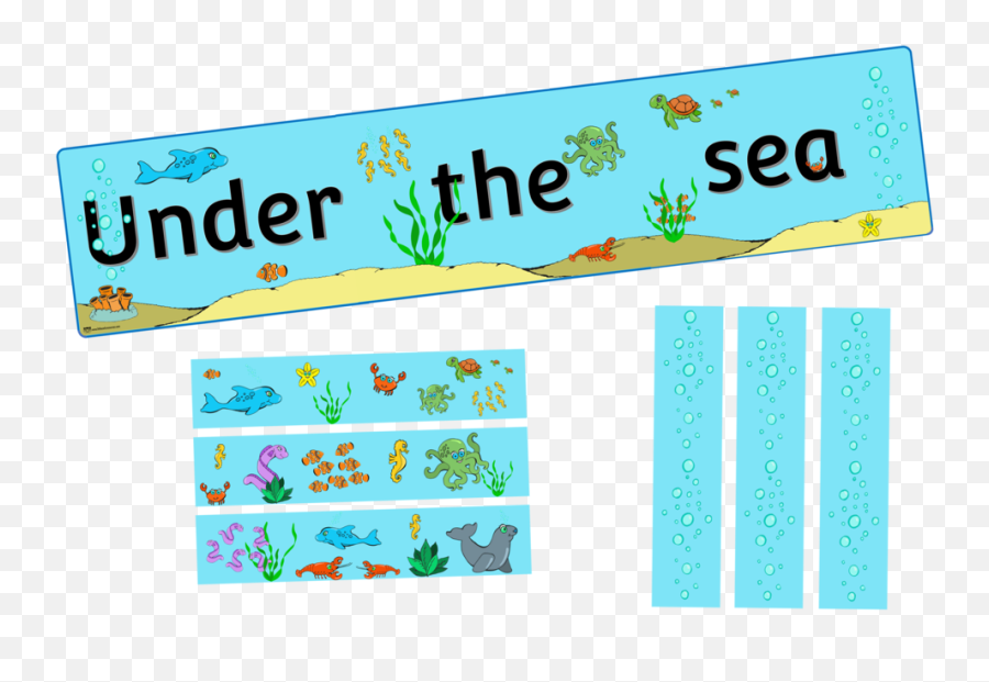 Display Banner And Borders Early Years Png Under The Sea