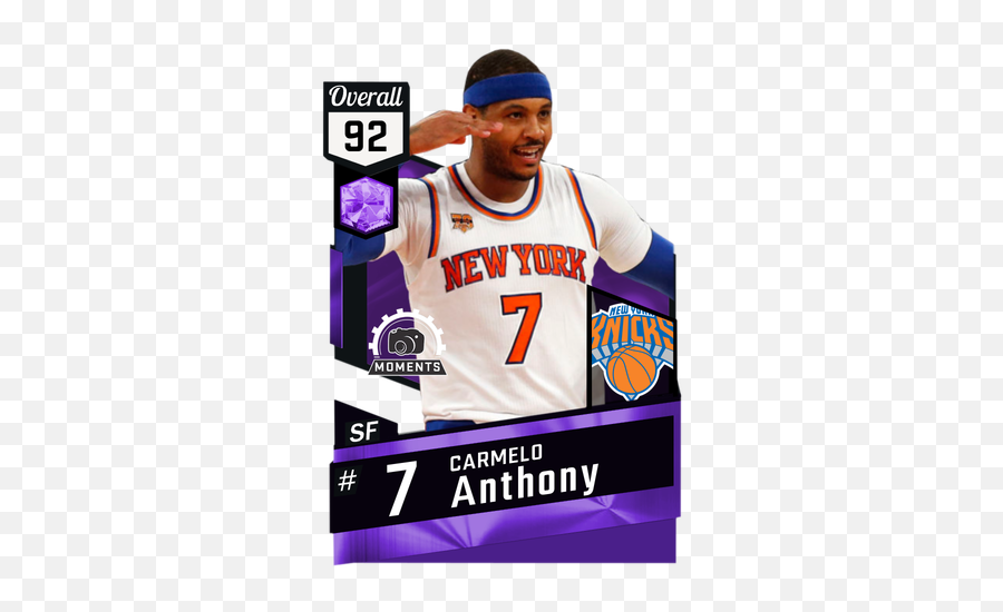 Card - Nba 2k18 Cards Png,Carmelo Anthony Png