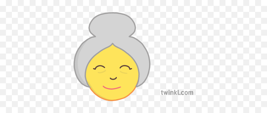 Older Woman Face People Emoji Story Book Differentiated - Outline Trinidad And Tobago Map Png,Book Emoji Png