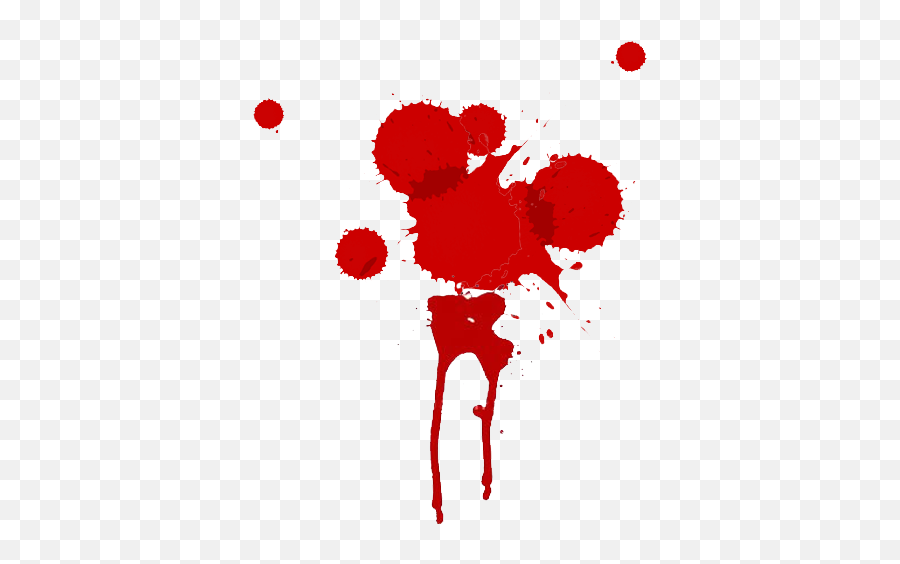Blood Drip - Transparent Clipart Png Blood Spatter,Blood Drip Transparent