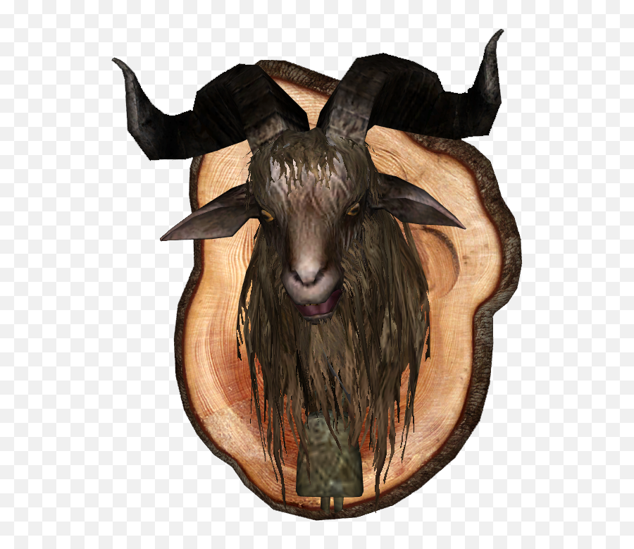 Mounted Goat Head - Mounted Goat Head Png,Goat Head Png
