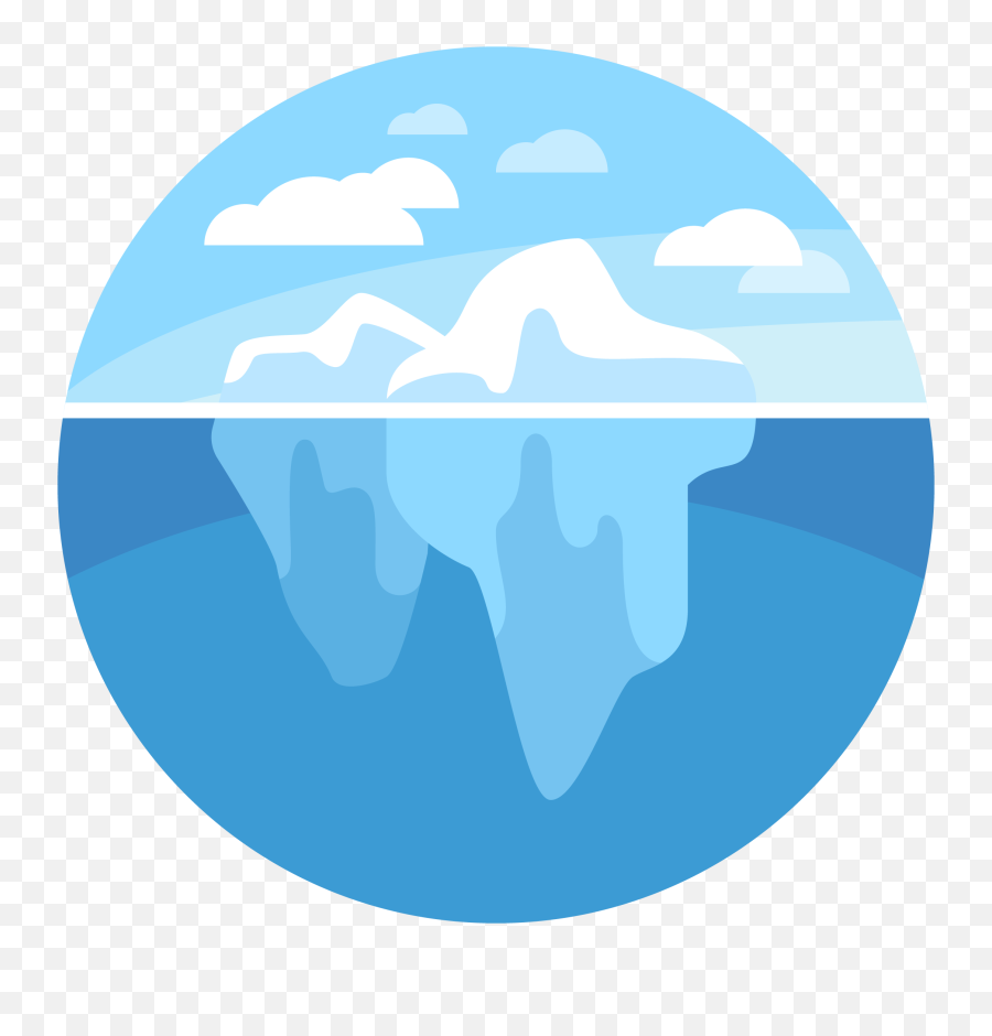 Iceberg - Ice Berg Icon Transparent Png,Iceberg Png