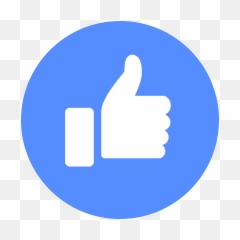 Like Button Youtube Up Facebook Thumbs - Emoticon Png