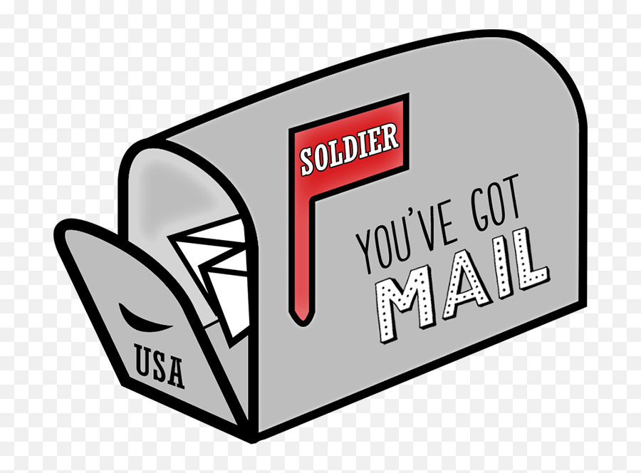 Soldier Youu0027ve Got Mail Printable Stickers Transparent Png - Transparent Mailbox Clipart,Mail Png