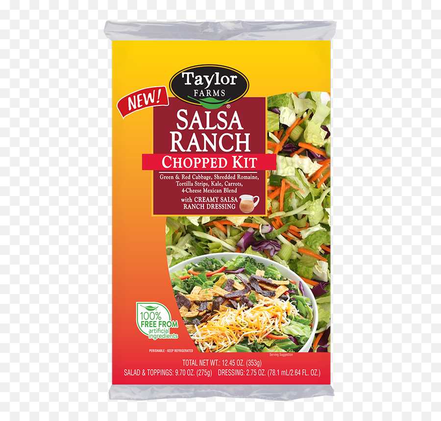Salsa Ranch Chopped Salad Kit - Taylor Farms Salsa Ranch Png,Salad Transparent