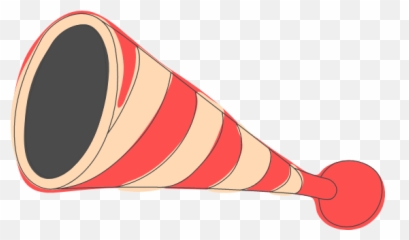 Striped Clown Horn Graphic - Illustrations PicMonkey Graphics Vertical png