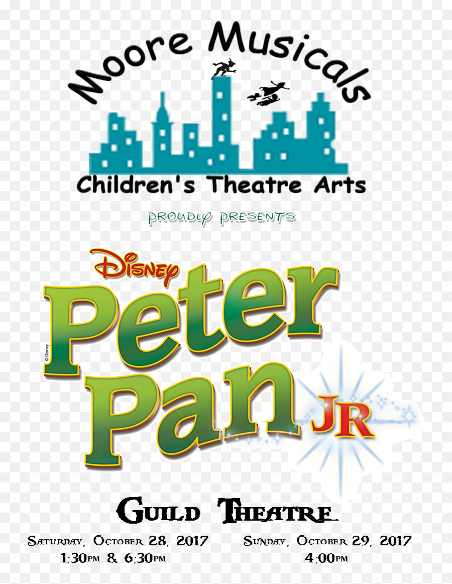 Moore Musicals Presents Peter Pan Jr - St Hope Vertical Png,Peter Pan Png