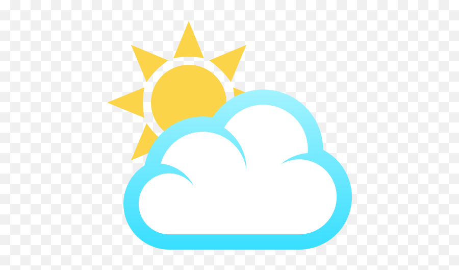 The Sun Behind Clouds To - Sustentabilidade No Centro Oeste Png,Sun Emoji Png