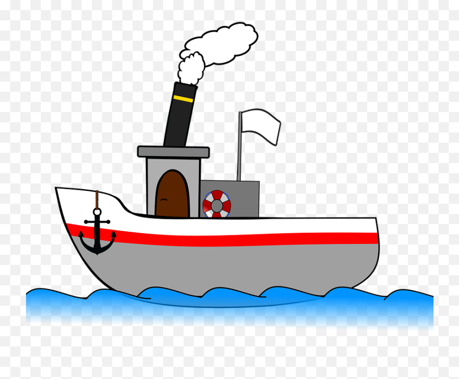 Clip Art Steamboat Steamship - Boat Png Download 867720 Steam Boat Transparent Background,Boat Clipart Png