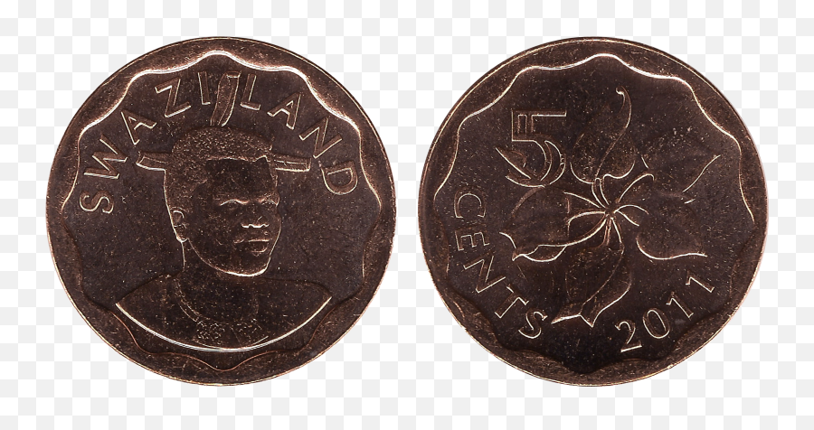 Swazi 5 Cent Coin Currency Wiki Fandom - Solid Png,Cent Png
