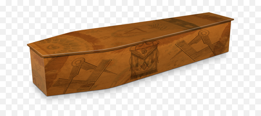 Freemason Antique Custom Coffin Design 1069549 - Png Antique Coffin,Coffin Png