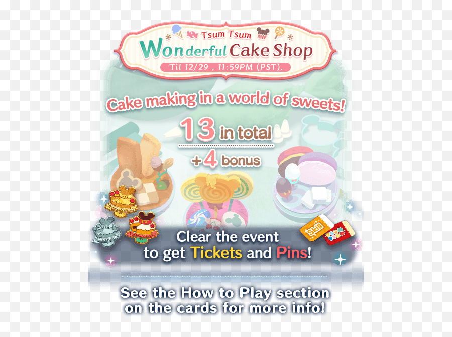 December 2019u0027s Disney Tsum Event Features U0027wreck - It Tsum Tsum Wonderful Cake Shop Png,Tsum Tsum Logo