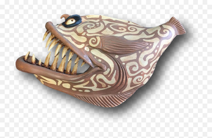 Download Hd Giant Tribal And Toothy Fish With Attitude - Artifact Png,Fang Png