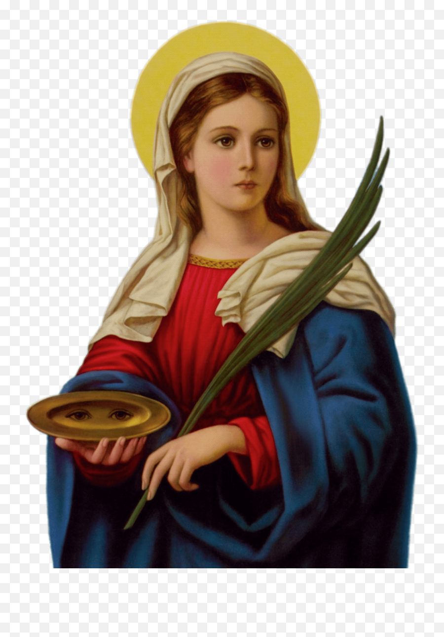 Saint Lucy Transparent Png - St Lucy,Lucy Png