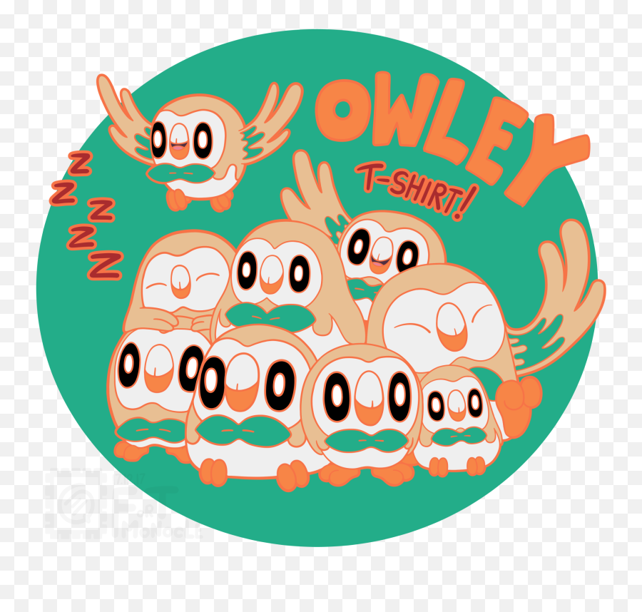 Rowlet T - Shirt Design By Fortmonocle On Newgrounds Rowlet Shirt Png,Rowlet Png