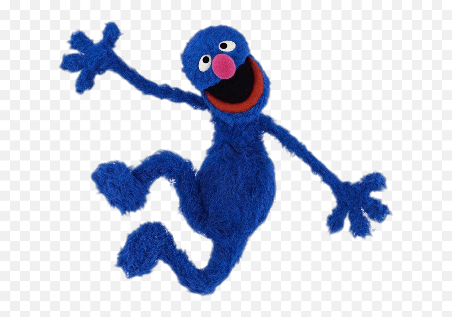 Grover - Happy Grover Sesame Street Png,Grover Png