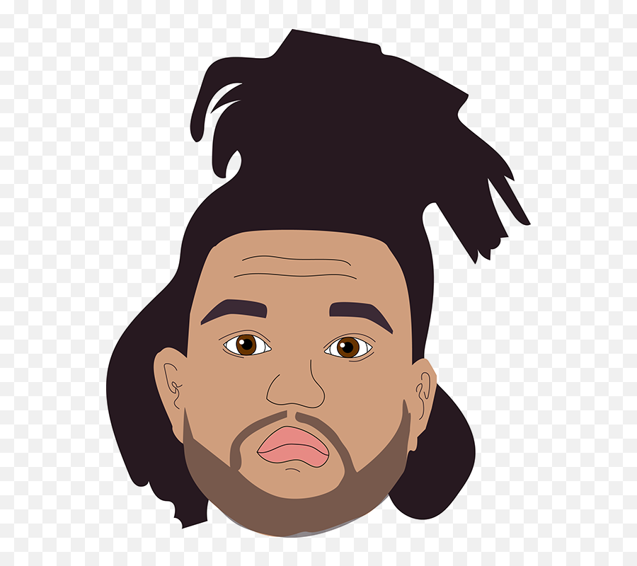 Download Hd The Weeknd Cartoon Sticker - Weeknd Clipart Png,The Weeknd Png