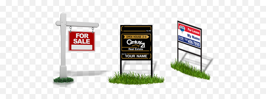 Boss Print Design Yard Sign X - Cartoon For Sale Sign Png,Real Estate Sign Png