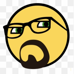 Glasses Clipart Face Transparent Free For - Smiley Face With Goatee Png,Meme Glasses Transparent