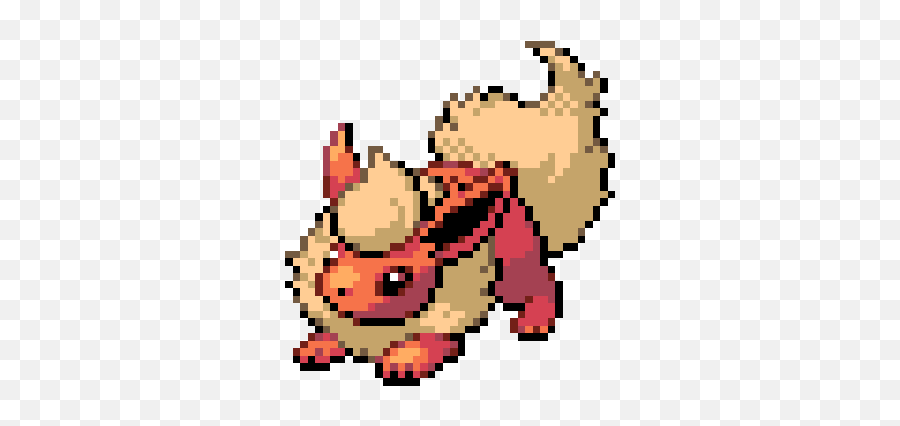 Flareon - Flareon Sprite Black And White Png,Flareon Transparent