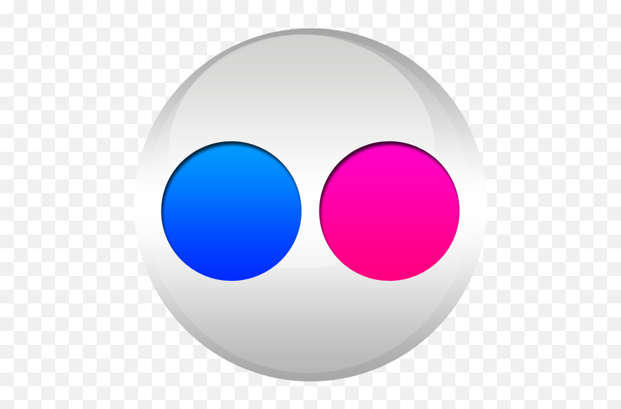 Flickr Sphere Icon - Download Free Icons Dot Png,Flickr Icon