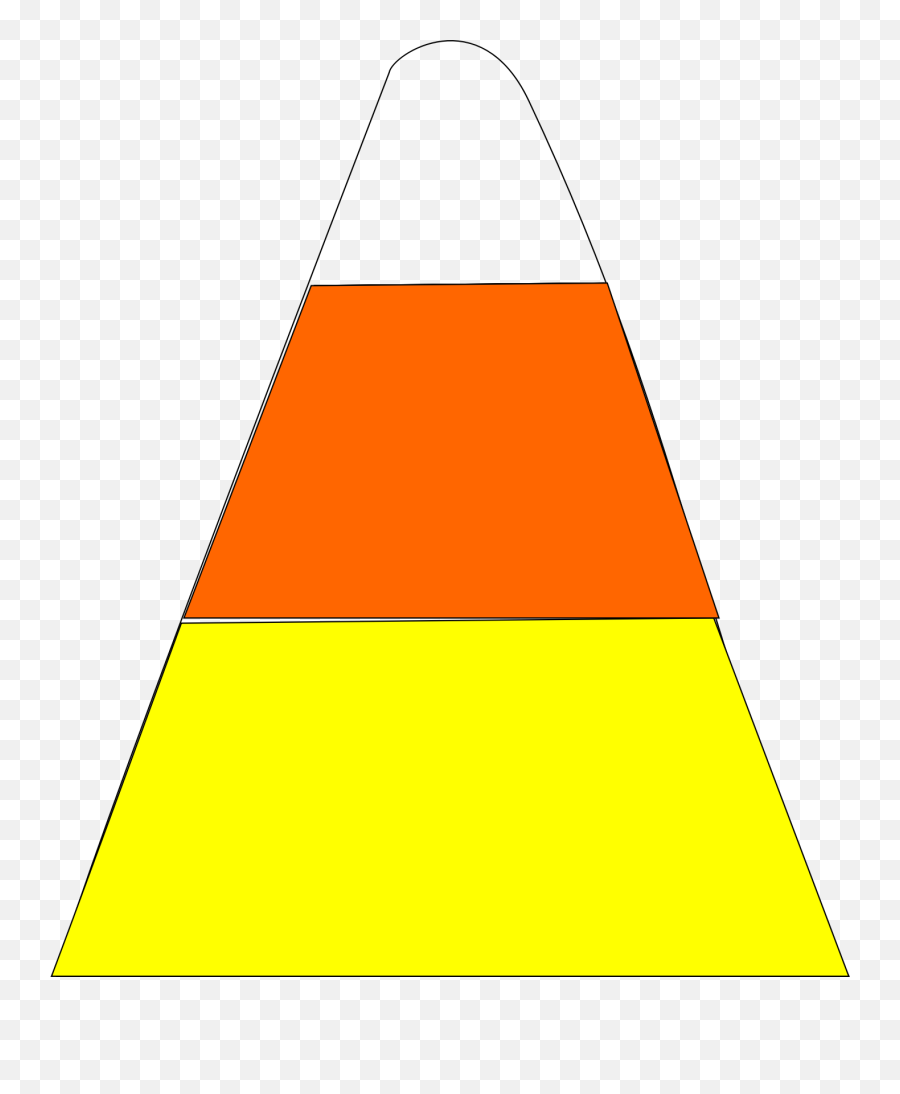 Candy Corn Free Svg - Triangle Candy Corn Png,Candy Corn Png