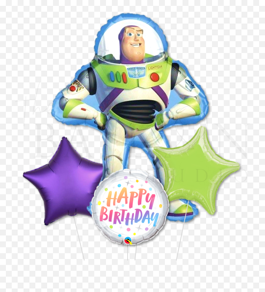 Buzz Lightyear Birthday Foil Balloon Bunch - Buzz Lightyear Cumpleaños Png,Buzz Lightyear Icon