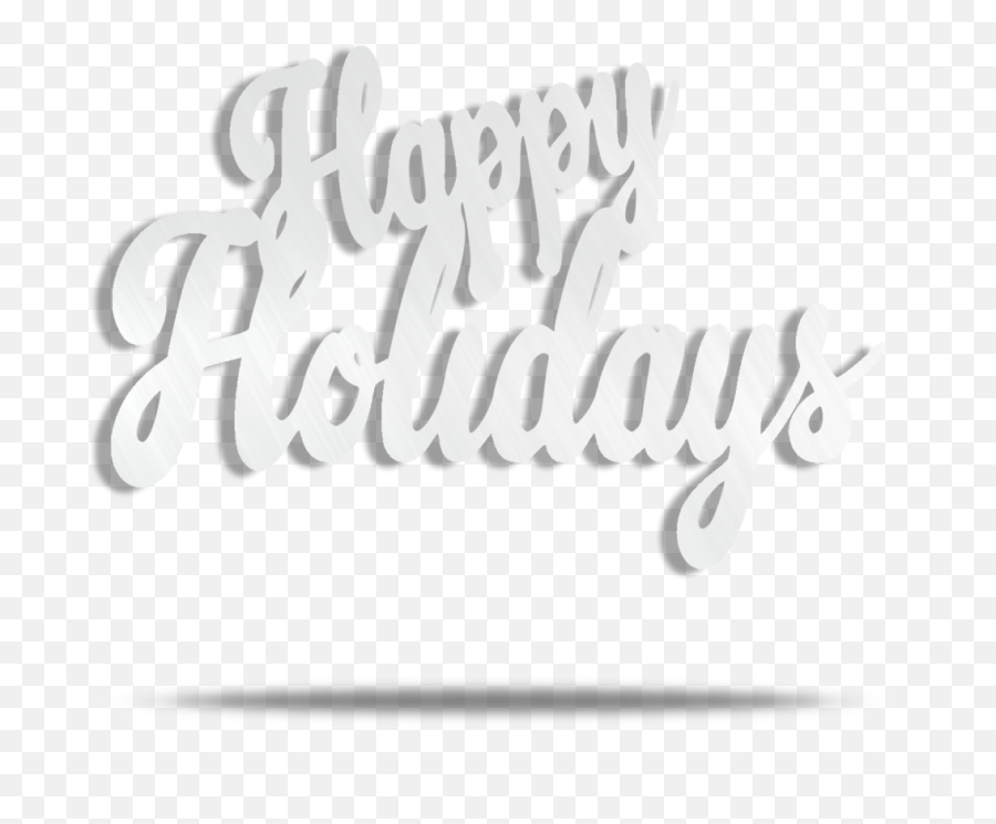 Happy Holidays White Transparent U0026 Png Clipart Free Download - White Happy Holidays Png,Holiday Images Png