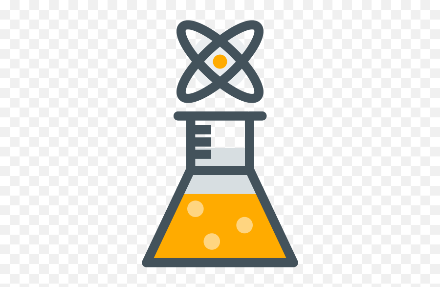 Beaker Atom Sciencie Scientific Free - Insight Media Labs Logo Png,Science Beaker Icon