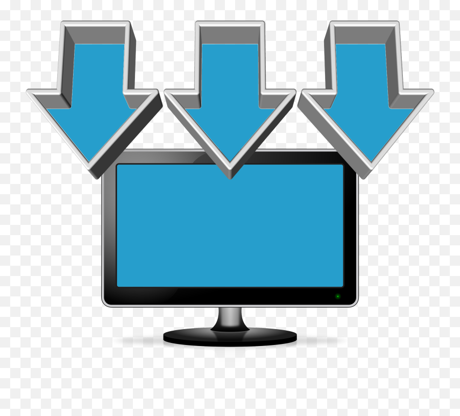 Download Monitor Button Drawing Free Image - Computer Monitor Accessory Png,Pc Client Icon