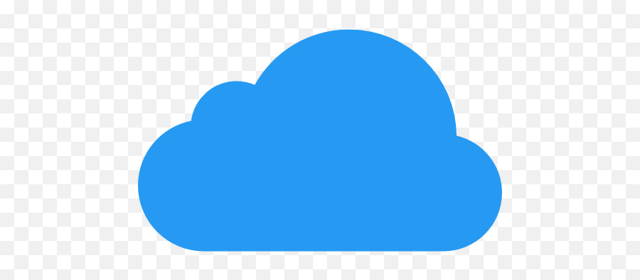 Clouds - Free Weather Icons Blue Cloud Icon Png,Clouds With Transparent Background